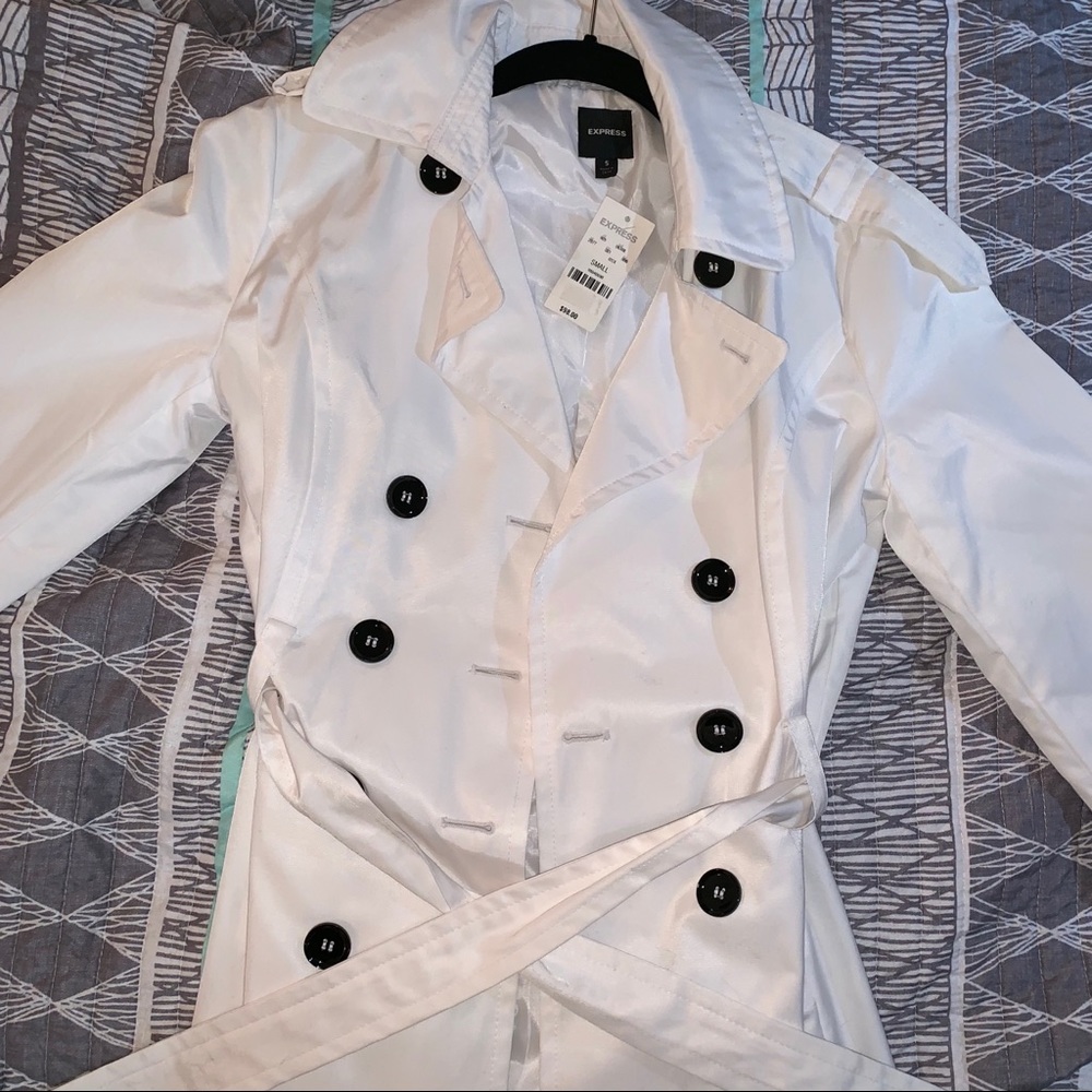 White Express Rain Coat